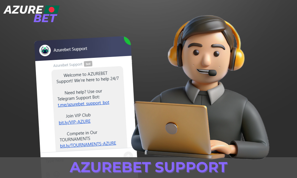 AzureBet guarantees round-the-clock customer support