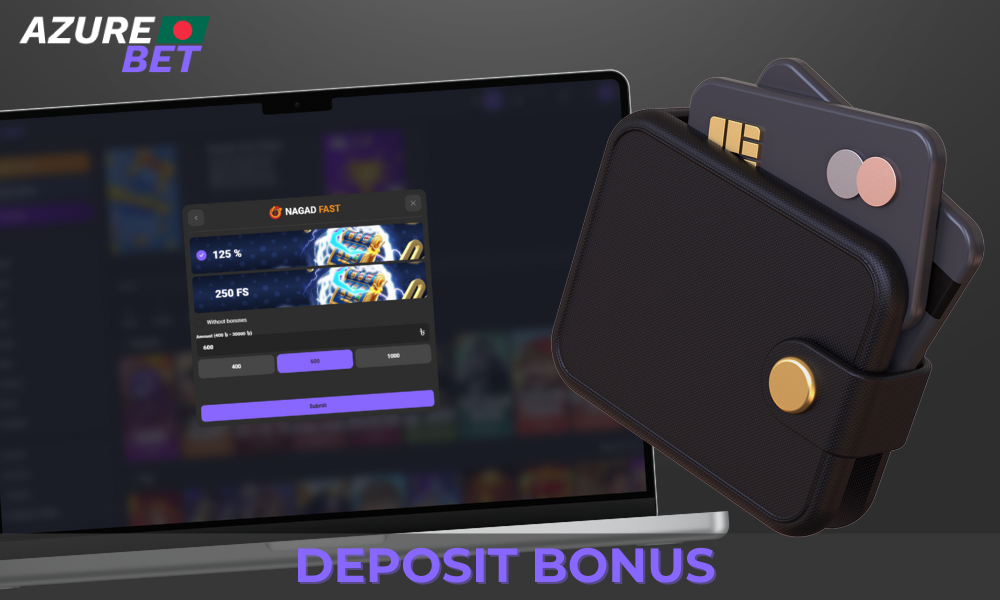 Various bonuses are also available when depositing funds