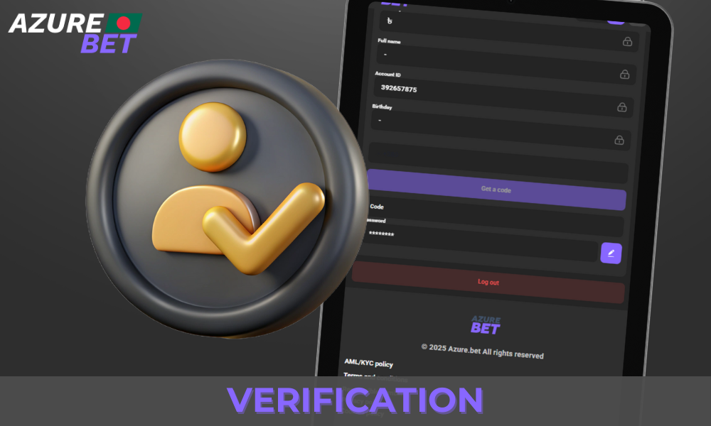 How to verify your Azure Bet account